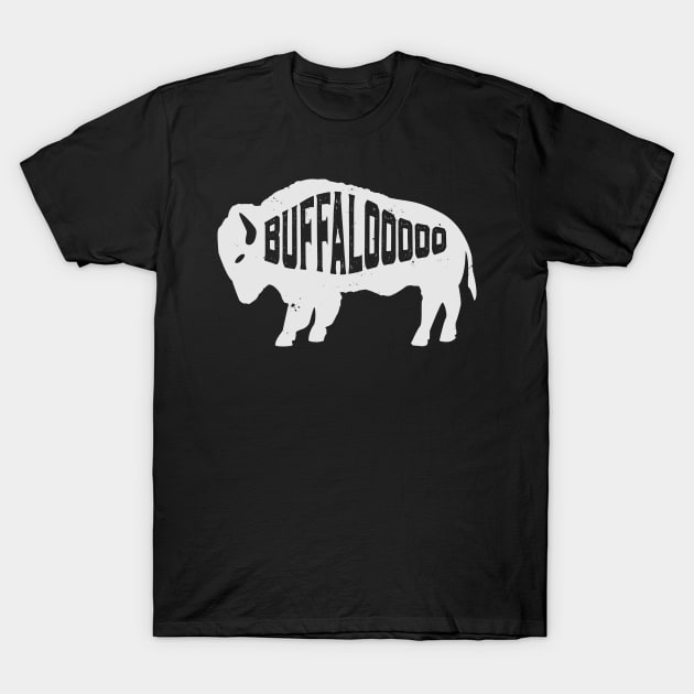 Buffalooooo Bison T-Shirt by Brobocop